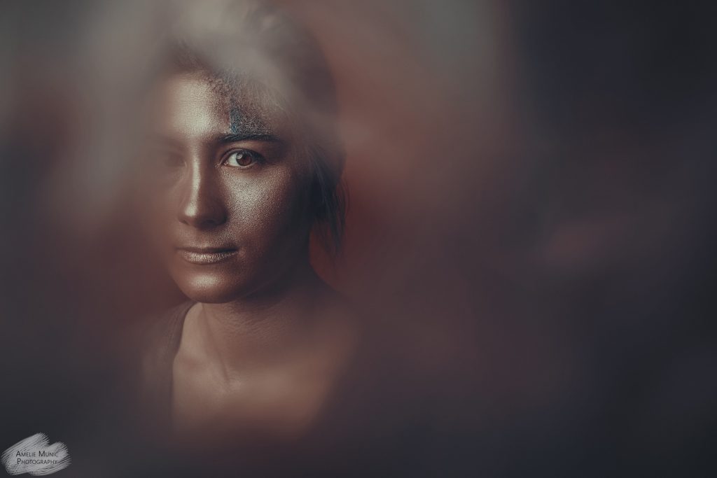 Portrait-einer-Frau