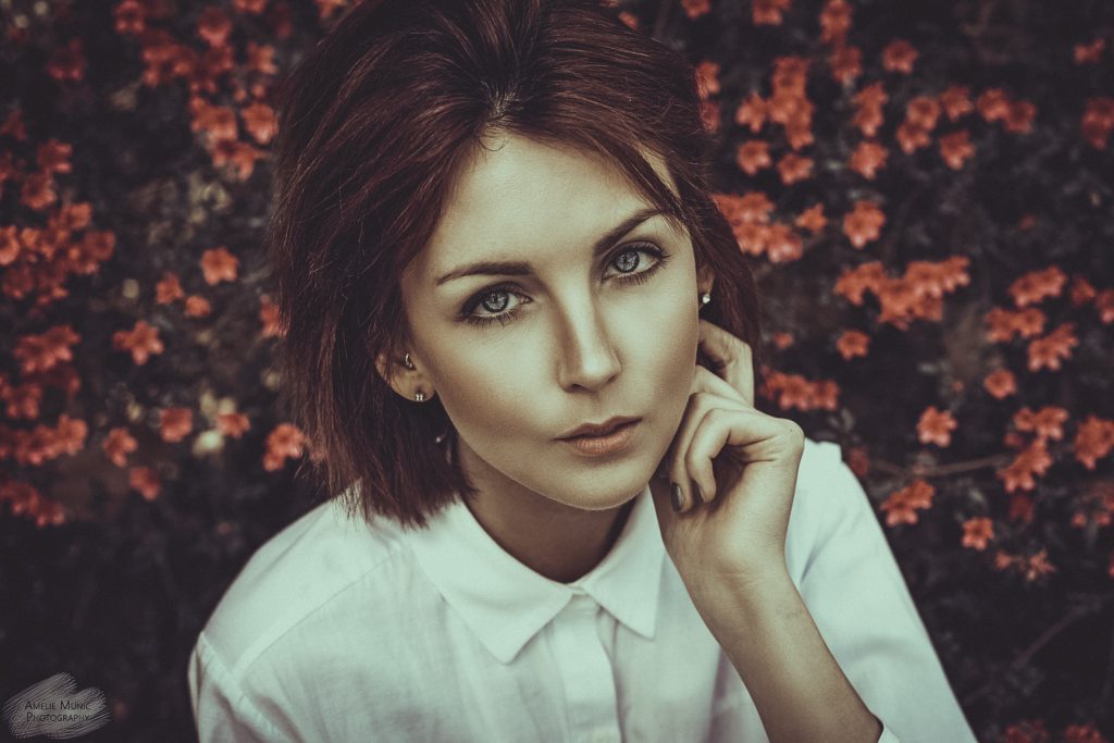 Portrait-einer-Frau